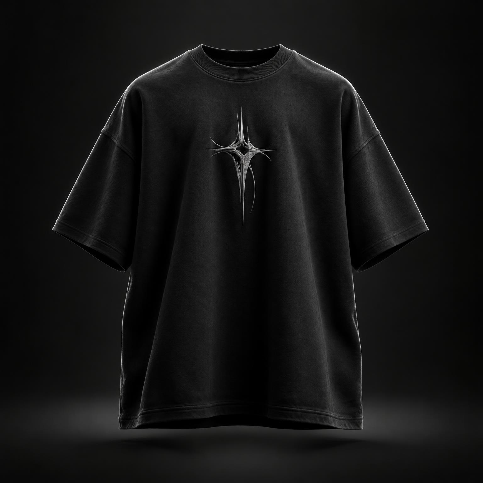 Thraidify oversized black T-shirt